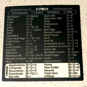 NWT - Mac OS Computer Shortcut Decal Sticker (Bundle Option to Save)
